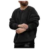 Felpe con cappuccio da uomo Uomo Fuzzy O Nock Felpa manica lunga Sport Inverno Caldo Hip Hop Capispalla Tuta da uomo Pullover Felpa con cappuccio Sudadera Hombre