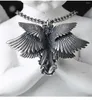 Pendant Necklaces Fashion Silver Color Fairy Seraph Prayer Good Luck Necklace Men Ladies Anniversary Amulet Jewelry Gift