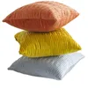 Pillow Solid Color Cover Velvet Candy For Sofa Pleated Style Throw Covers Home Decor