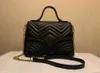 Top femmes Marmont sac fourre-tout sac à bandoulière sacs à bandoulière sacs à main sac à bandoulière sacs de messager pochette en cuir sac à dos portefeuille