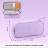 Angoo Big Things Color Pencil Case Pen Bag Multi Layer Easy Handle Storage Pouch for Stationery Office School A7173