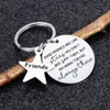 Best Friends Sister Gifts from Sister Friendship Keychain for Teenage Girls Women Cousin Step Sister Key Ring Presents