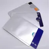 2000 pezzi Porta carte di credito in alluminio anti RFID Blocking Sleeve2851