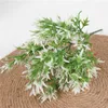 Decorative Flowers Green Plastic Grass Plant Artificial Flower Chrysanthemum Wedding Home Christmas Decoration Party Office