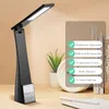 Lampes de table étudiant lecture lampe à LED avec réveil haut-parleur Bluetooth 3 Modes d'éclairage protection des yeux chambre bureau de chevet