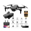 Eléctrico / RC Aviones RC Drone Modo sin cabeza 4K Cámara doble plegable remoto 1080P Dual Quadcopter Helicóptero Juguetes para niños S70 Pro 22022 DHCEP