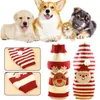 Dog Apparel Pet Christmas Sweater For Cat Warm Coat Stretch Kitten Puppy Vest Elk Old Man Two-legged Clothes Dress Up Costumes