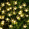 Guirlandes lumineuses de fée de fleurs de cerisier à piles pour la décoration de chambre de vacances de jardin de noël 10/20 Led