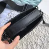 Brand Women Shoulder Bag 2022 Fashion Trend Ladies Soft Handle Zipper Letter Small Square Wallet Handbag Designer Bag305v