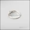 Bandringen 925 Sterling Sier Finger Ring For Women Vintage verstelbare verloving teen Fine Party Sieraden YMR415 Drop levering otgwj