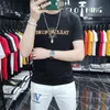 2023 Mens Letter Sequins Men's T-Shirts luxury White Black Fashion Designer Summer Highs Quality Top Short Sleeve Size S-5XL