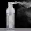 110 ml spraypulverflaska tom rak transparent avtagbar torr refilabel flaskfrisör