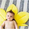 Dywaniki dla dzieci playmaty urodzone wanna poduszki do kwitnienia zlewu niemowlę prysznic kwiat zabawa słonecznika domowa mata poduszka 210402 Drop Gelive Dhrty