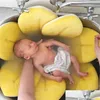Dywaniki dla dzieci playmaty urodzone wanna poduszki do kwitnienia zlewu niemowlę prysznic kwiat zabawa słonecznika domowa mata poduszka 210402 Drop Gelive Dhrty