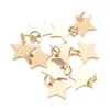 Charms 10pcs 304 Stainless Steel Small Star Charm Vintage Pendant For Necklace Bracelet Earring Dangle DIY Jewelry Making Accessories