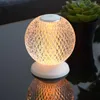 Bordslampor lampa diamant boll usb nattljus jul barn gåva skrivbord sovrum sovrum bar kristallbelysning fixturer