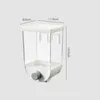 Storage Bottles Wall-mounted Kitchen Food Press Cereals Dispenser Rice Grain Bean Box Transparent Container Dry Organizer