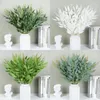 Fleurs décoratives 1pc saule plante artificielle pour mariage fausses plantes feuille maison jardin décor décoration bricolage arc couronne accessoires