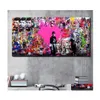 Obrazy duże płótno dekoracje ścienne Pop Art malarstwo abstrakcyjne uliczne graffiti obraz druk na dom w salonie dekoratio homefavor dhgtk