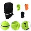 Cycling Caps Reflective Stickers Bandana 1 stks 32 33 cm Cyaan/zwart/oranje/groen Polar fleece voor bergbeklimmen