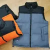 Herenjassen Herenvesten Jas Donskatoenen gilet Designer Borduren Heren en dames Geen mouwloos Winterjack Puffer Herfst-winterjassen