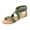 Par Strap Dream Women's Elastic Flat Casual Ankle Beach Vacation Shoes Ladies Flip Flops Summer Trend Woman Sandaler T230103 916