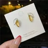 Vintage twee manieren om waterdruppel metalen gouden oorbellen voor vrouwen te dragen Nieuwe trendy eenvoudige boucle oreille femme sieraden