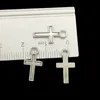 200 sztuk/paczka mały krzyż wisiorki Charms do tworzenia biżuterii naszyjniki kolczyki bransoletki tybetański kolor srebrny antyczne wyroby rękodzielnicze DIY 16x9mm DH0655