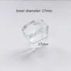 Cluster Rings UJBOX Spring Summer Transparent Acrylic Resin Ring For Women Clear Large Square Wedding Bands Wholesale Bulk