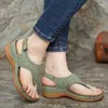 Sandals 2022 Women Platform Shoes Summer Open Open Open for Retro Women's Leisure Ladies Slip-on fother