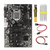 마더 보드 B250 BTC 마이닝 마더 보드 스위치 케이블 SATA 스크루 드라이버 12 PCIE to USB3.0 그래픽 슬롯 LGA1151 DDR4 SATA3