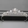 Silver Color Crown and Tiara Hair Accessories For Women Wedding Accessories Crown For Bridal Crystal Rhinestone Tiara Diadema