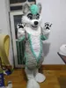 Husky Dog Mascot Costume Animal Fursuit Kawaii Gray Fursuit Halloween Fancy Dress-Up Party Outfit