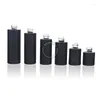 Storage Bottles 20ml To 120ml Black Matte Glass Pump With Plastic Cap Spray Lotion Sample Refillable Vials Jars Empty Travel Container