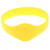 Bracelet étanche RFID en Silicone, ID 125KHz, EM4100 TK4100, porte-clés, lecture seule, étiquette noire, carte de contrôle d'accès, 1 pièce