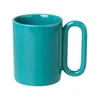 Tassen Kreative Einfache Mit Kreis Ring Griff Personalisierte Keramik Tassen Für Kaffee Tee Milch Wasser Trinken Ware Nordic Hause decor