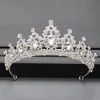 Silver Color Crown and Tiara Hair Accessories For Women Wedding Accessories Crown For Bridal Crystal Rhinestone Tiara Diadema