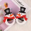 Рождественские украшения Santa Snowman Glasses Frame Decor Tree Dear Dornments 2022 год Рождественский подарок для взрослых детей для взрослых