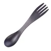 Dijkartikelen Sets Outdoor Camping Picnic Titanium Spork Lepel Telare ultralight wandelreizen kookgerei draagbaar