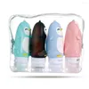 Storage Bottles Silicone Lotion Pack Shampoo Shower Gel WashLotion Refillable Empty Container Portable Soft Extrusion Travel Use