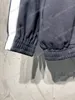 Xinxinbuy Men Designer Capuz Sweater Windbreaker Sporty Letter Bordado Jacquard Paris Cotton Mulheres de tamanho grande preto branco cinza S-L 253m