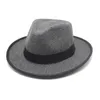 Bérets Automne Hiver Casquette Femme Chapeaux Designer Mode 2022 Feutre Chapeau Melon Pour Hommes Fedoras Chaud Panama Chapelle Plage Gentleman Couvre-chef