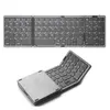 B089 B033 B089T Mini Folding Keyboard Wireless Bluetooth-compatible English Keypad Tri fold Slim for Windows Androids IOS System