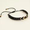 Bracelets porte-bonheur à la mode noir Glod perlé Miyuki géométrique Vintage élasticité bracelets pour femmes hommes mode bijoux accessoires