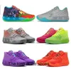 OG 2022 Lamelo Ball MB 01 Basketbalschoenen Rick Red Green en Morty Galaxy Purple Blue Gray Black Queen Buzz City Melo Sportschoen Trainer