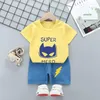 Kleidung Sets 2 stücke Kinder Jungen Kleidung Alter 2 3 4 Sommer Kinder Kurzarm T-shirts Shorts Anzug Infant Mädchen trainingsanzug Geboren Set