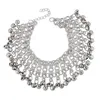 Fußkettchen 1 Stücke Vintage Ethnische Silber Farbe Glocke Quaste Fußkettchen Für Frauen Mädchen Boho Sommer Strand Party Sexy Knöchel Dekoration Kette Schmuck