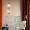 Wall Lamps Luxury Crystal For Living Room Bedroom Bedside Sconce Lighting Decoration Home Light Gold Glass Rod Aisel E14