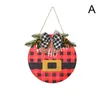 Christmas Decorations 1Pc Decoration Wooden Welcome Sign For Garden Yard Home Decor Pendant Tree Hanging Plaque Xmas Year Q4J9