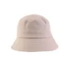 Unisex Cotton Bucket Hat Candy Plain Color Outdoor Travel Rishing Sunscreen Cap